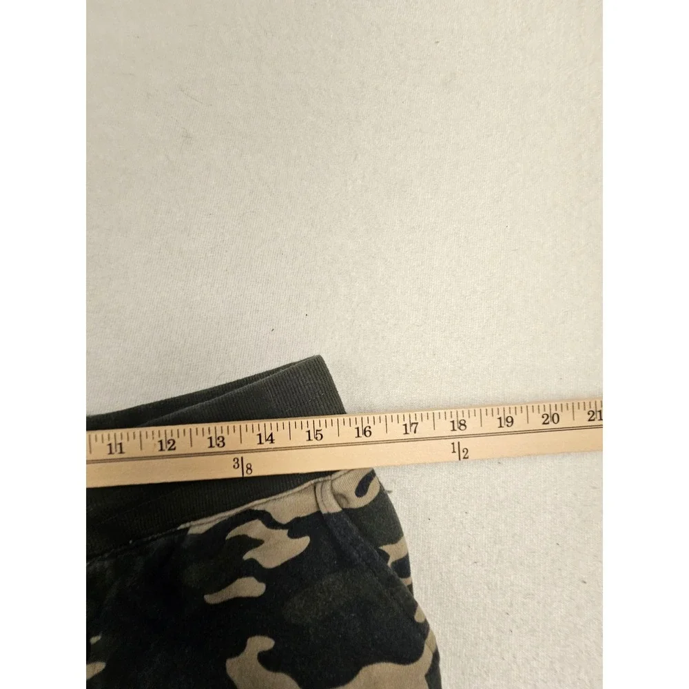 True Religion Mens‎ Camo Jogger Sweatpants Small Green Camouflage Horseshoe Logo